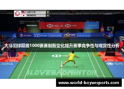 大马羽球超级1000赛赛制新变化提升赛事竞争性与观赏性分析